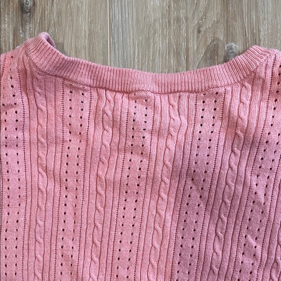 Pink Textured Knit Top - Picture 6 of 6